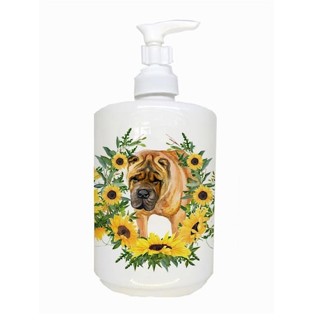 Carolines Treasures Shar Pei Ceramic Soap Dispenser CK2853SOAP